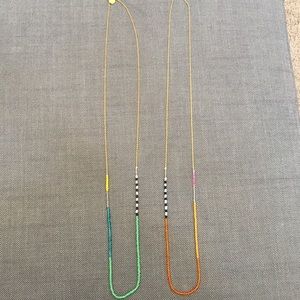 Marc Jacobs beaded necklaces. Double set.